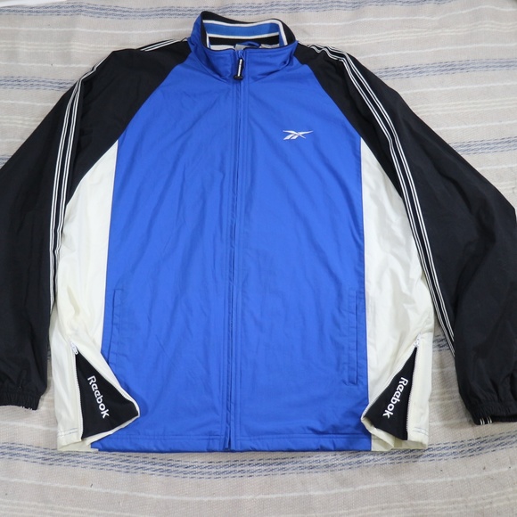 Vintage REEBOK Colorblock Zip Track Jacket - Picture 2 of 8